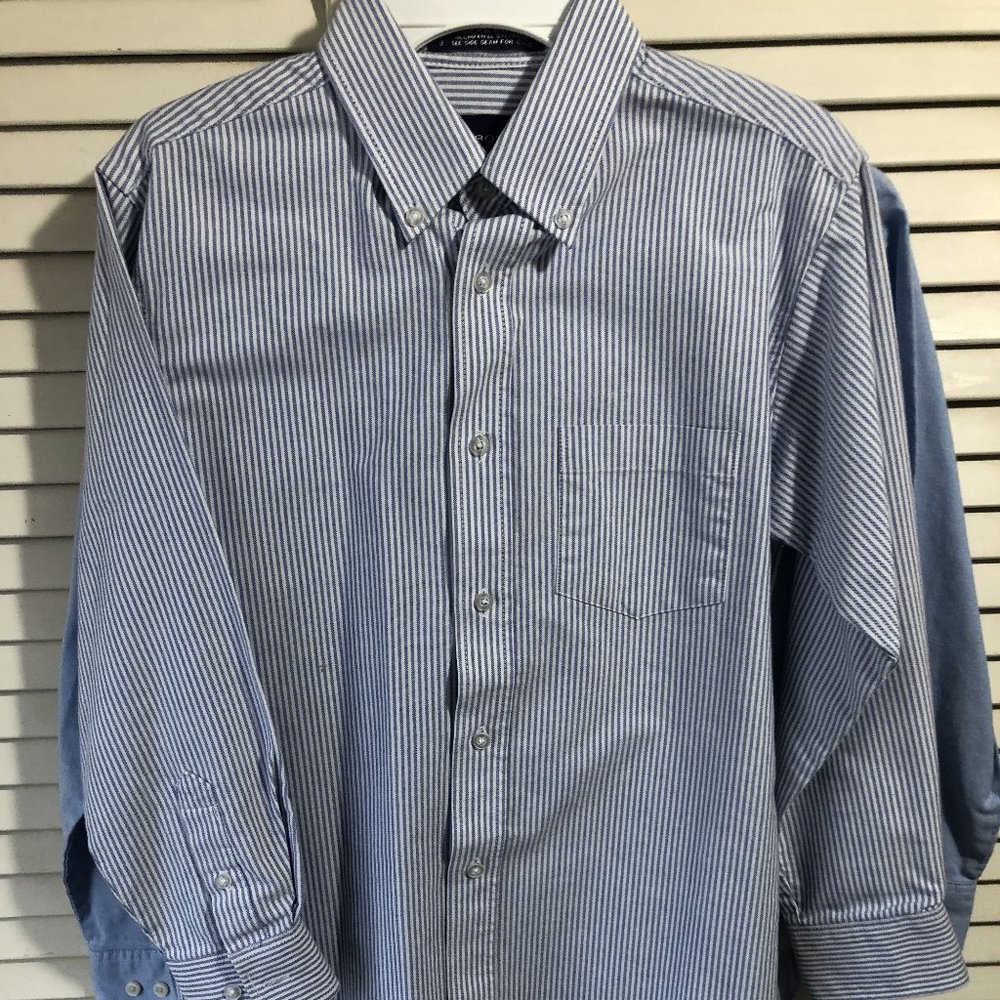 (2) BOYS OXFORD SHIRTS, CHAPS and ARROW, size 12 - Picture 4 of 6